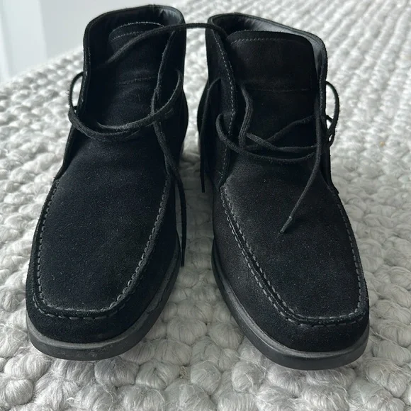 Tod\'s Elegant Black Suede Shoes Tod main image 2